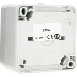 Produktbild für Steckdose Jung 820 W, WG 800, IP44, Aufputz