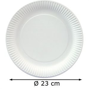 Produktbild für Einwegteller Papstar 11185 pure, Pappe