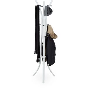 Produktbild für Garderobenständer Relaxdays 1002431049, weiß