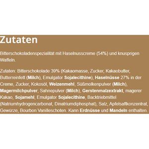 Produktbild für Waffeln Loacker Tortina Dark Hazelnut, Waffeltörtchen