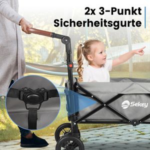 Produktbild für Bollerwagen Sekey FW501, faltbar