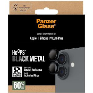 Produktbild für Kamera-Schutz PanzerGlass Hoops 55024, schwarz, 2 Stück