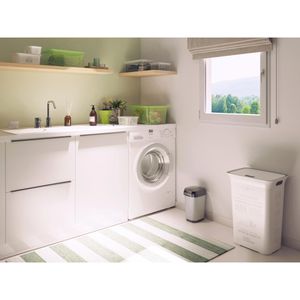 Produktbild für Mülleimer Curver KIS Dual Swing Style, silber