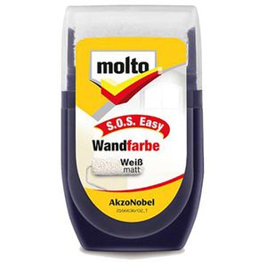 Wandfarbe Molto S.O.S easy, weiß