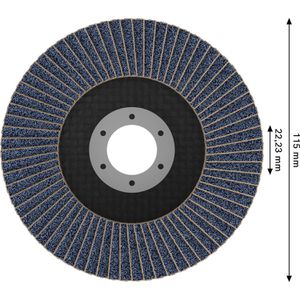 Produktbild für Fächerschleifscheibe Bosch X451, 2608626173