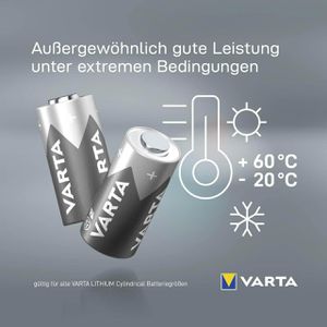 Produktbild für Fotobatterie Varta Photo Lithium CR2
