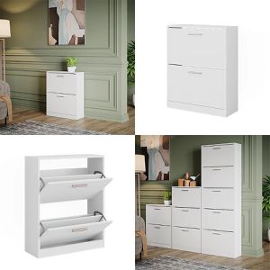 Produktbild für Schuhschrank Vicco Gizmo, weiß