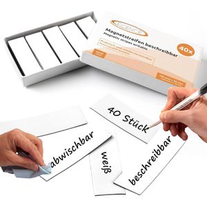 Produktbild für Magnetschilder ECENCE 13040102, weiß