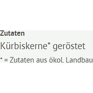 Produktbild für Kürbiskerne Rapunzel geröstet, schalenlos, BIO
