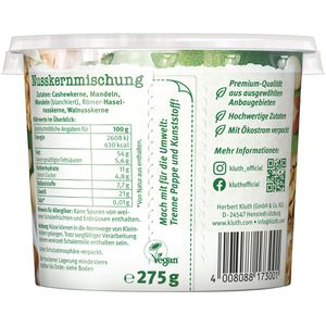 Produktbild für Nussmischung Kluth Nusskernmischung, im Becher