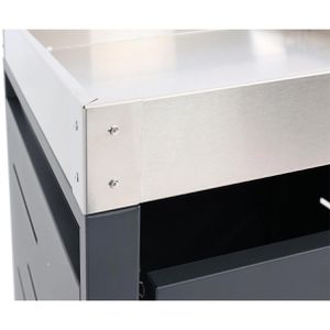 Produktbild für Mülltonnenbox Mendler HWC-H40, Metall