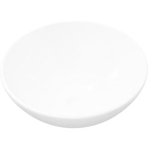 Waschbecken vidaXL 141928, aus Keramik, weiß