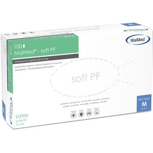 Produktbild für Einmalhandschuhe MaiMed soft PF, natur, 100 Stück