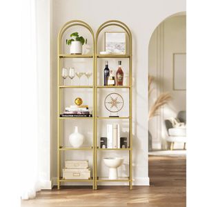 Produktbild für Bücherregal Vasagle LGT501A01, gold