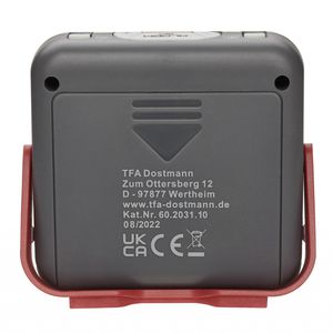 Produktbild für Wecker TFA 60.2031.10 Buzz grau, digital