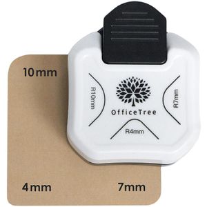 Eckenstanzer OfficeTree 2446, 3-in-1, Handstanzer