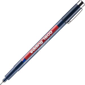 Fineliner Edding 1800 profipen 0.3, schwarz