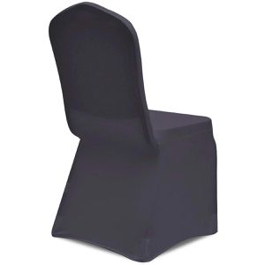 Produktbild für Stuhlhusse vidaXL 131412, elastisch, anthrazit