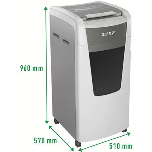 Produktbild für Aktenvernichter Leitz 8018 IQ Autofeed Office Pro 600, Rollen
