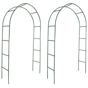 Produktbild für Rosenbogen vidaXL 40776, dunkelgrün