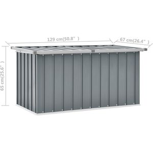Produktbild für Gartenbox vidaXL 46262, aus Stahl