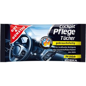 Reinigungstücher Gut&Günstig Cockpit Pflegetücher, feucht