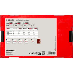 Produktbild für Schrauben-Dübel-Set Fischer 535969, L-BOXX mini DuoPower