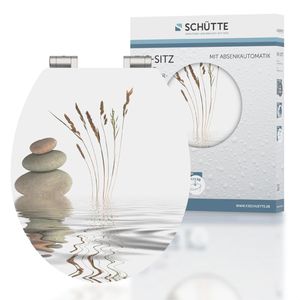 Produktbild für WC-Sitz Schütte Balance 80522 High Gloss, oval, aus Holz