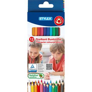 Buntstifte Stylex 25088 Dreikant