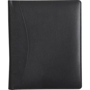 Produktbild für Schreibmappe Alassio 43008-1 Bormio I, schwarz, Echt Leder