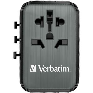 Produktbild für Reiseadapter Verbatim UTA-5 Universal, GaN, 65W