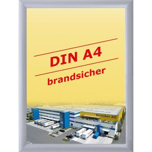 Klapprahmen Jansen-Display Brandschutz DIN A4