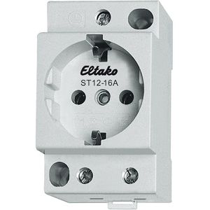 Produktbild für Steckdose Eltako ST12-16A, für Hutschiene