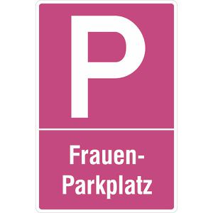 Parkplatzschild SafetyMarking aus Aluminium