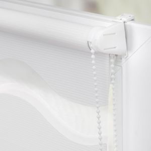 Produktbild für Rollo Lichtblick Welle, Klemmfix, weiß