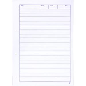 Produktbild für Arbeitsblock Clairefontaine 82617C 17, A4, liniert