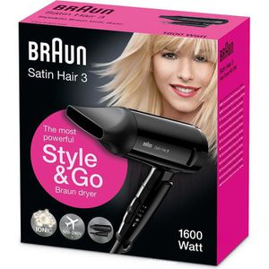 Produktbild für Haartrockner Braun Satin Hair 3 Style&amp;Go, HD350