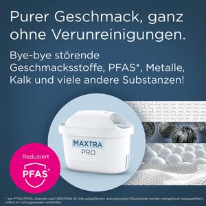 Produktbild für Wasserfilter-Kanne Brita Flow XXL blau, 8,2 Liter