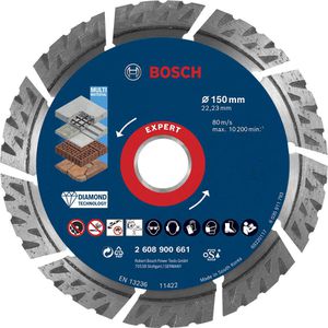 Trennscheibe Bosch Expert MultiMaterial, Bohrungs-Ø 22,23 mm