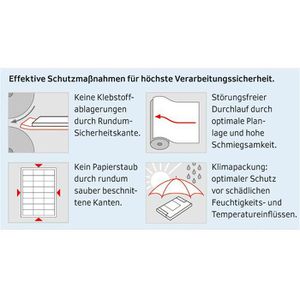 Produktbild für Universaletiketten Herma 4279 Premium, weiß