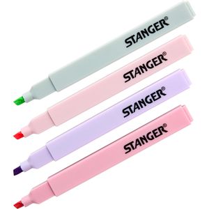 Produktbild für Textmarker Stanger pastel, 6 Stück
