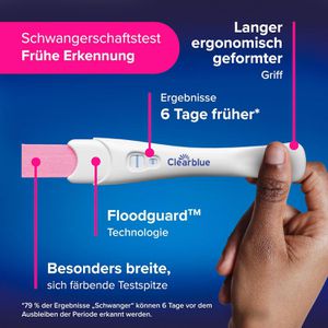 Produktbild für Schwangerschaftstest Clearblue Double Check, 99% zuverlässig