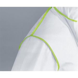 Produktbild für Schutzanzug Uvex comfort Overall, weiß-lime