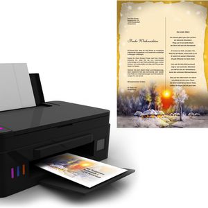 Produktbild für Weihnachtsbriefpapier Böttcher-AG dorf, Winterdorf