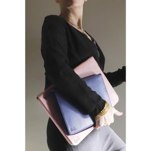 Produktbild für Schreibmappe Rhodia 168104C, blau, Kunstleder