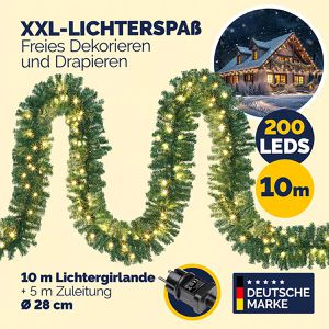 Produktbild für Weihnachtsgirlande CASARIA 107696, für innen und außen IP44