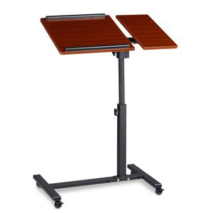 Produktbild für Stehpult Relaxdays Laptoptisch, aus Holz / Metall