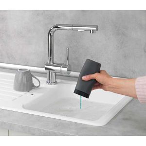 Produktbild für Spülmittelspender Wenko Easy Squeez-e, grau