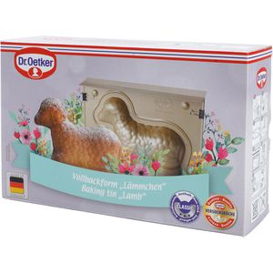 Produktbild für Backform Dr.Oetker-Küchenhelfer Lämmchen, Osterbackform, Stahl