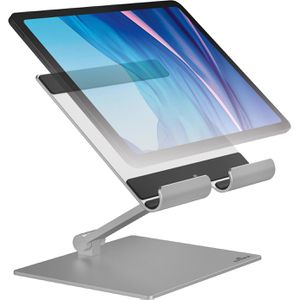 Produktbild für Tablet-Halterung Durable 894023 Rise, silber, für Tisch